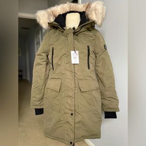 Women’s Noize Winter Parka/Coat - olive green color